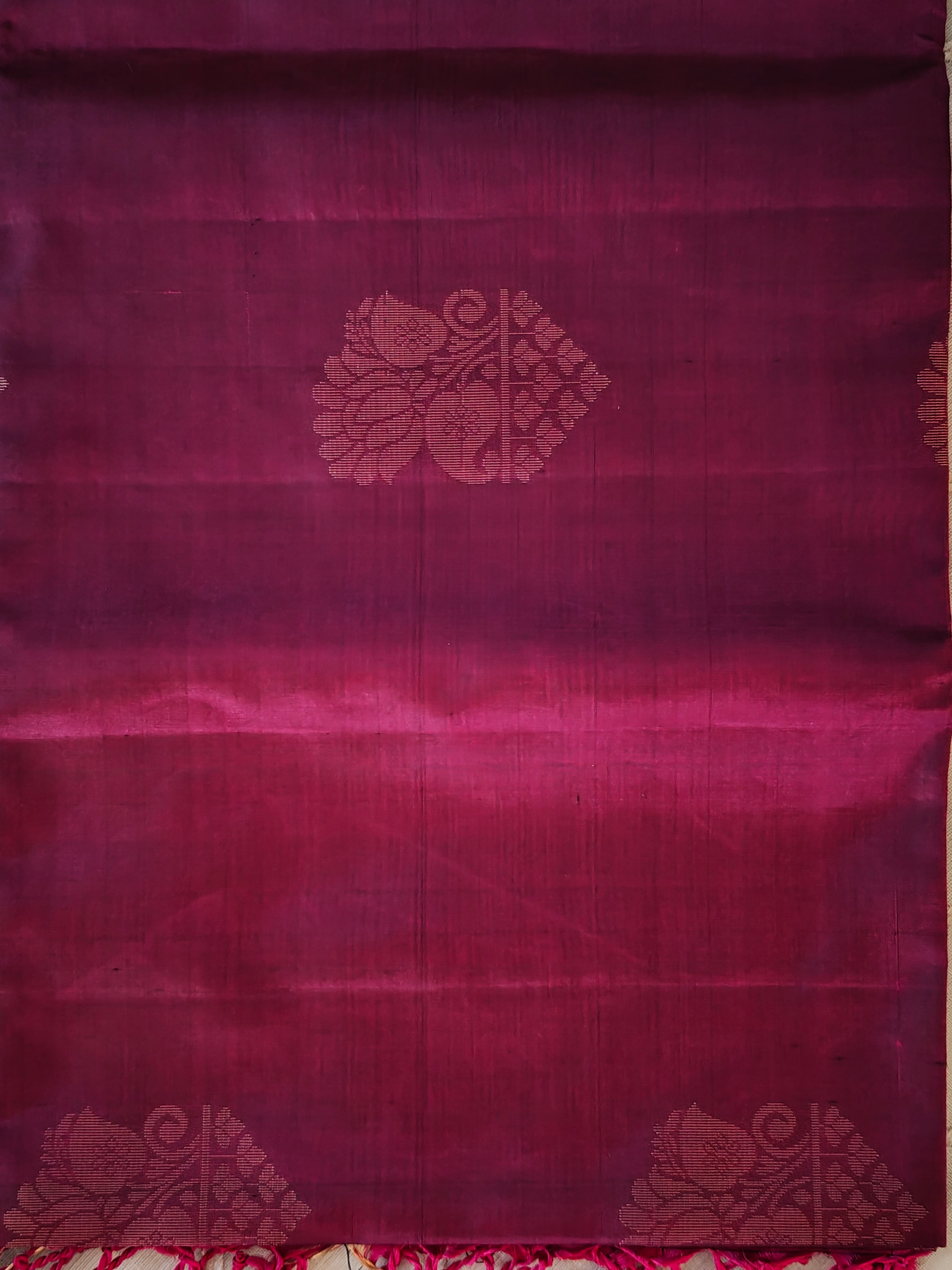 Violet Soft Silk Kanjivaram  Saree
