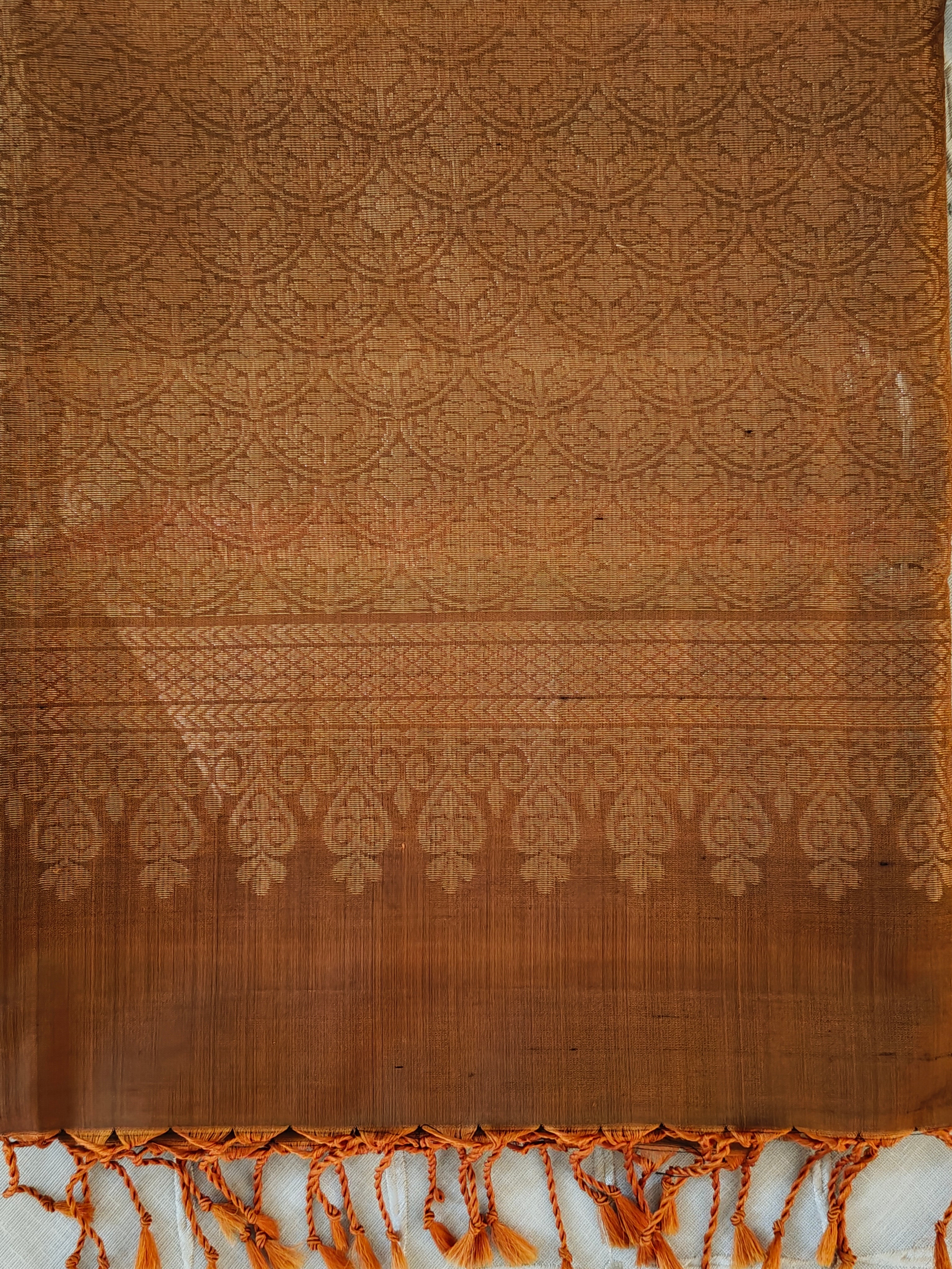 Deep Mustard Soft Silk Kanjivaram Saree