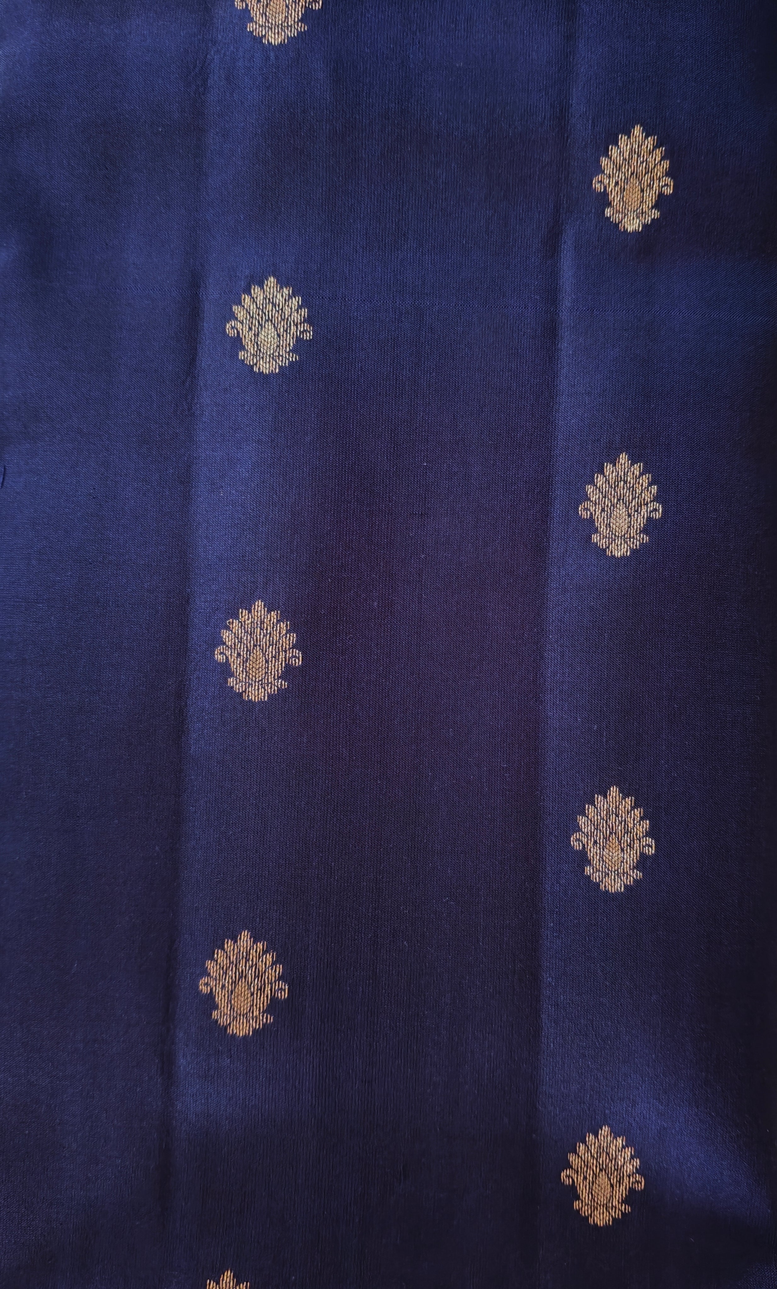 Deep Blue Kanjivaram Saree