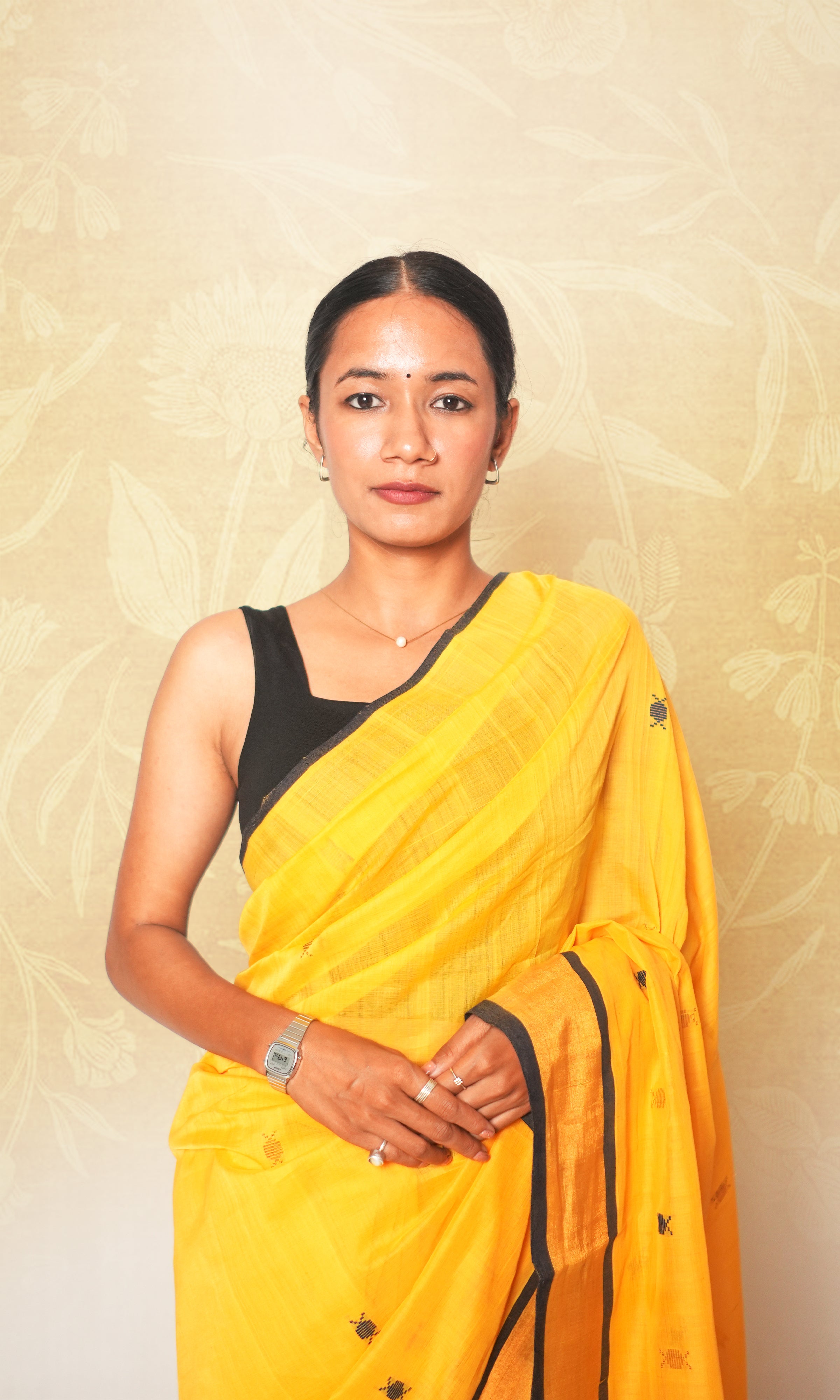 Light Yellow Godavari Saree Without Blouse Piece