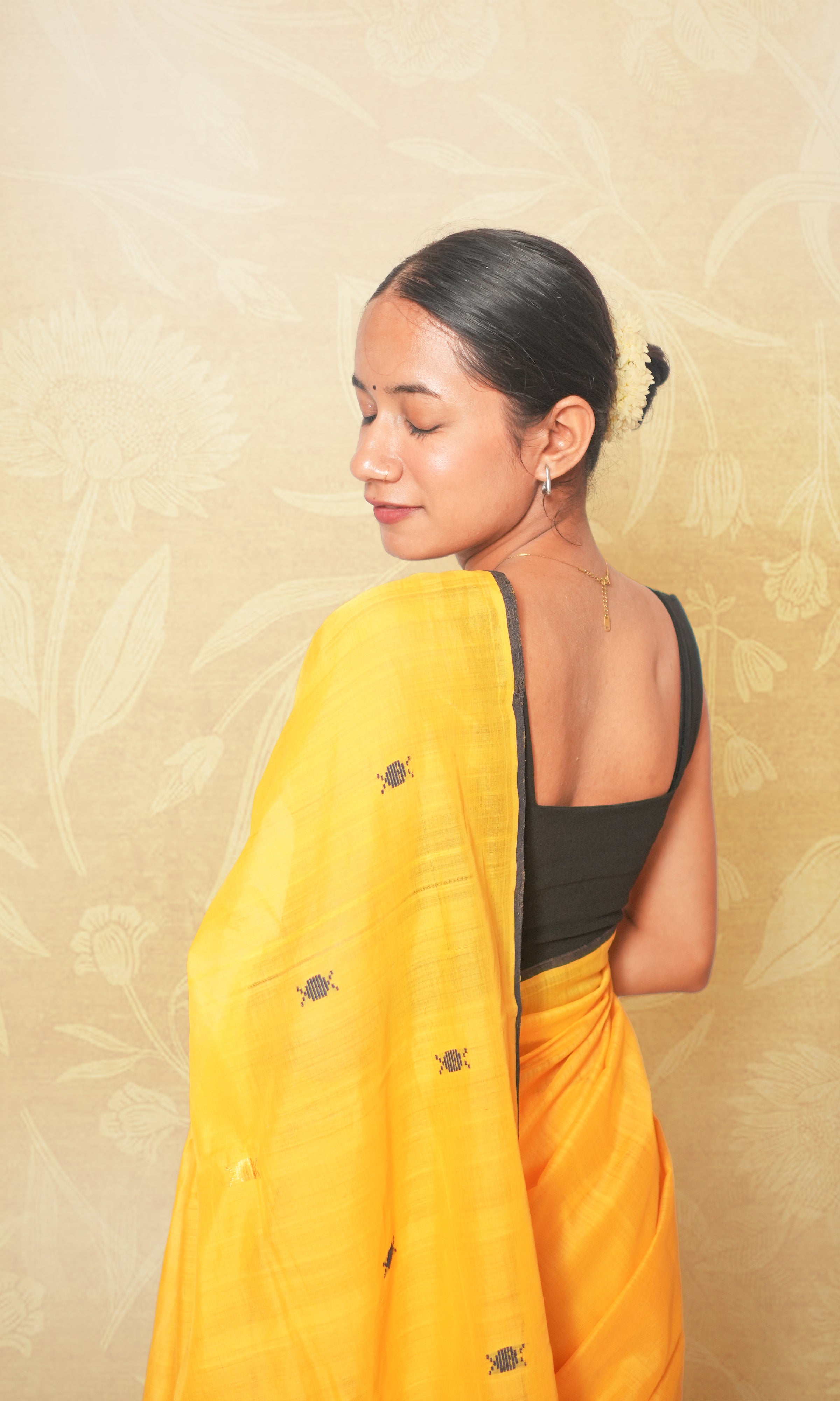 Light Yellow Godavari Saree Without Blouse Piece