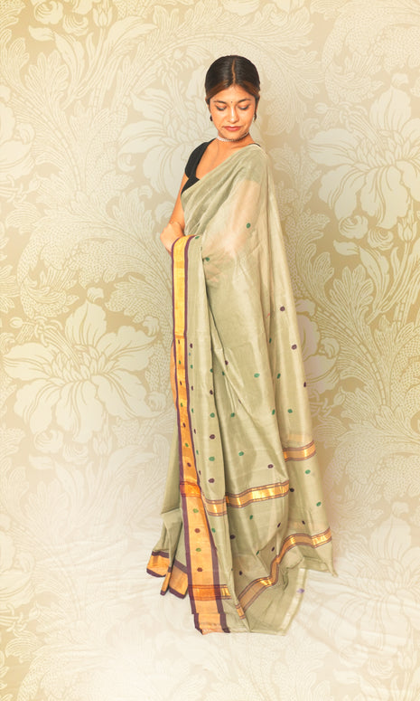 Gray Godavari Saree Without Blouse Piece