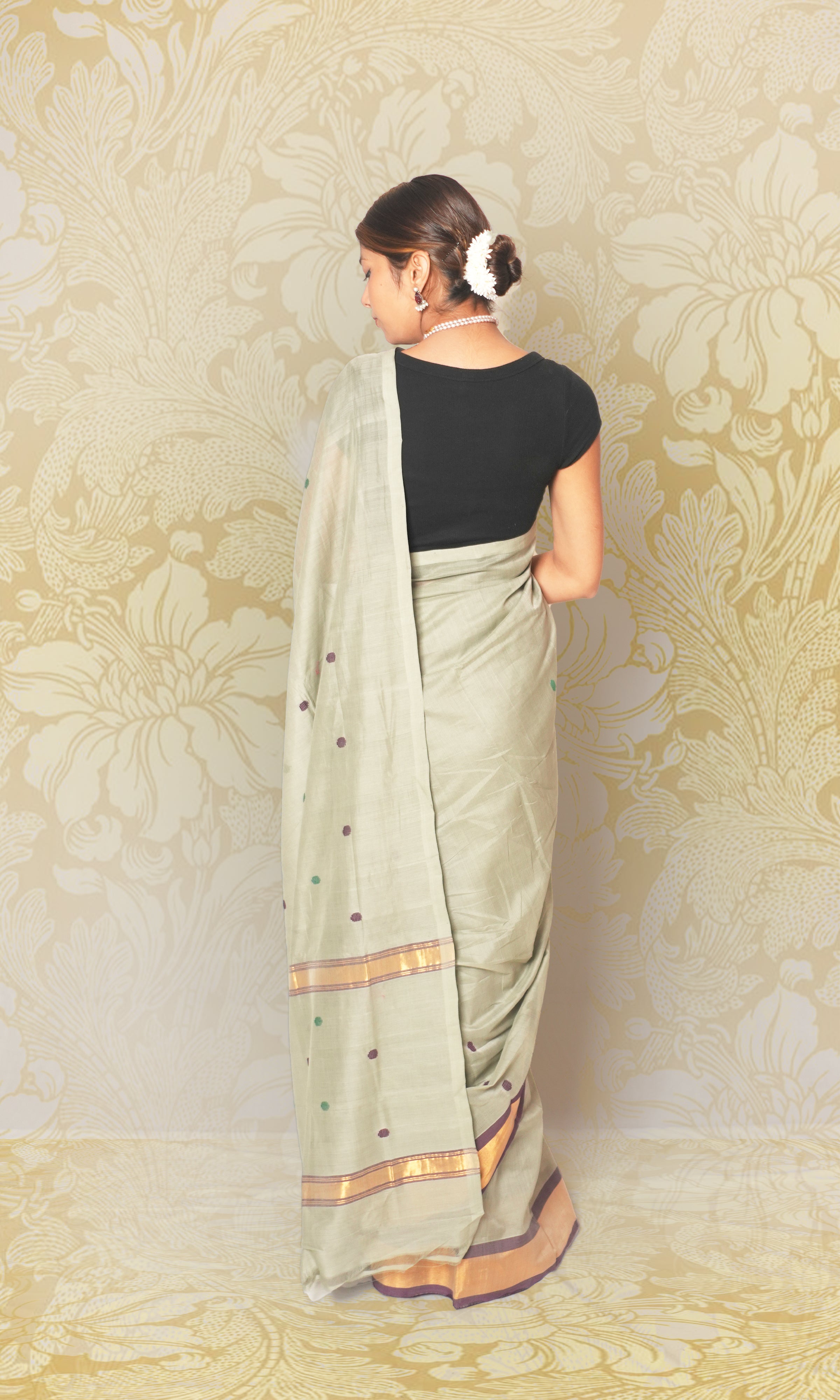 Gray Godavari Saree Without Blouse Piece