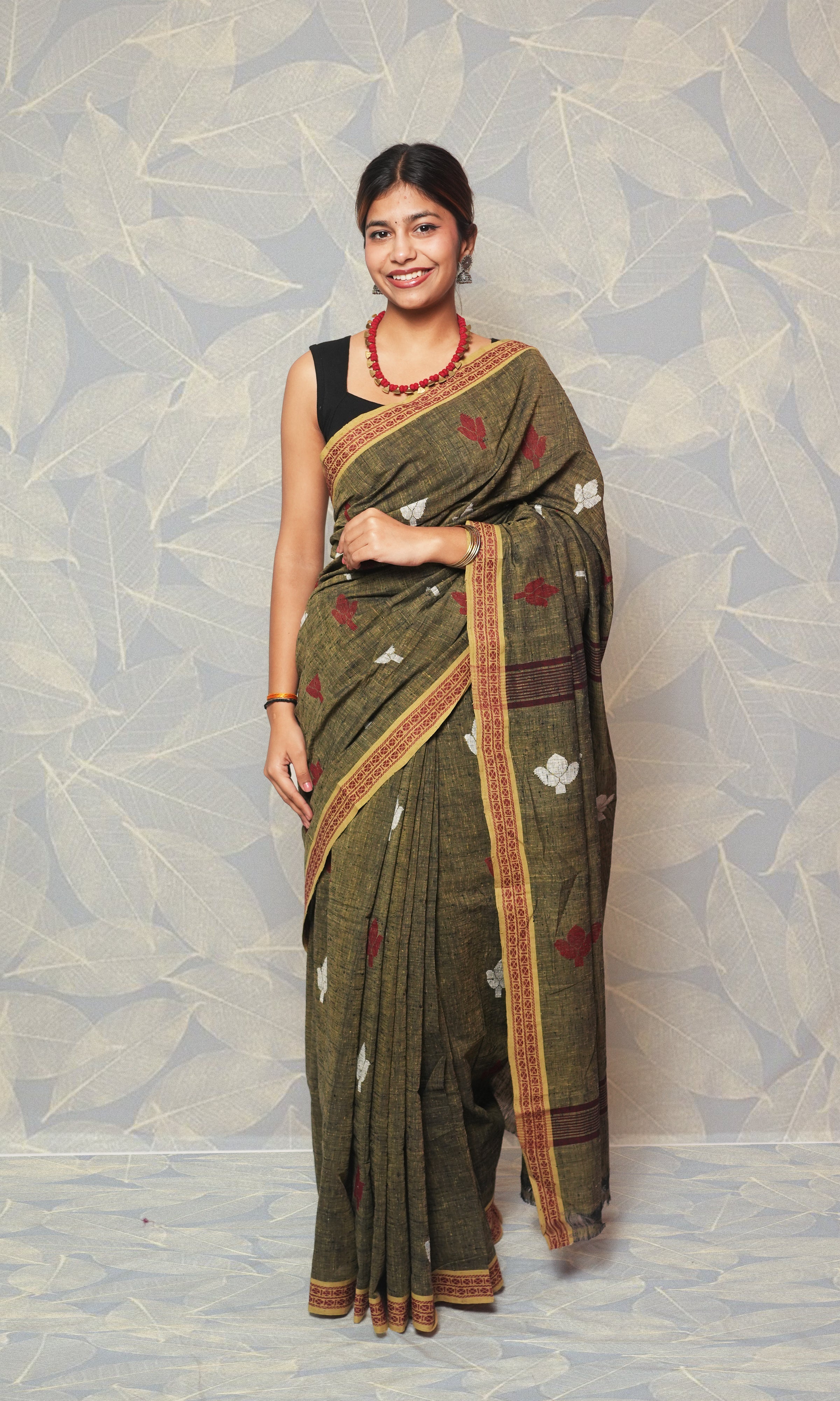 Gray Khadi By Khadi Saree