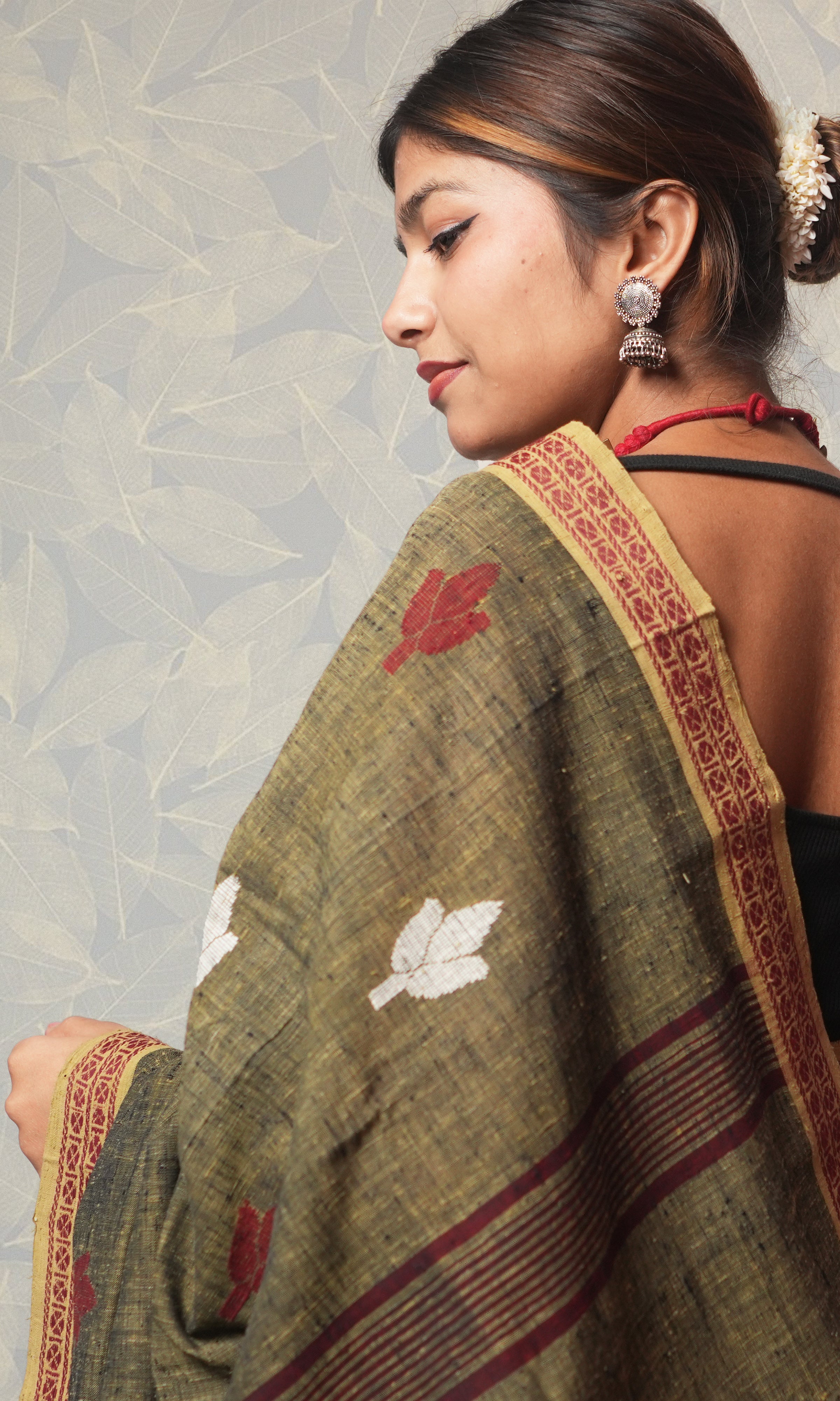 Gray Khadi By Khadi Saree