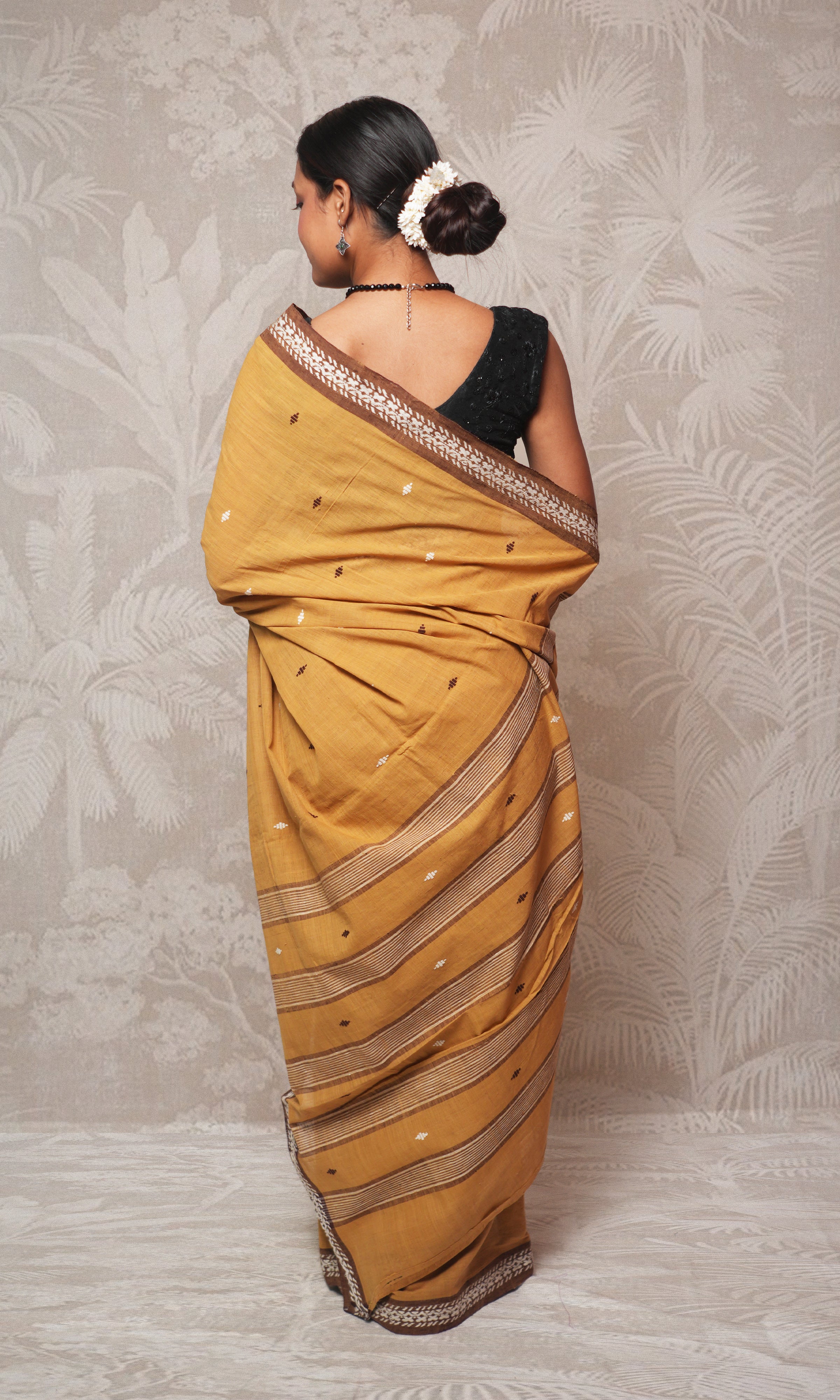 Mustard Khadi By Khadi Saree