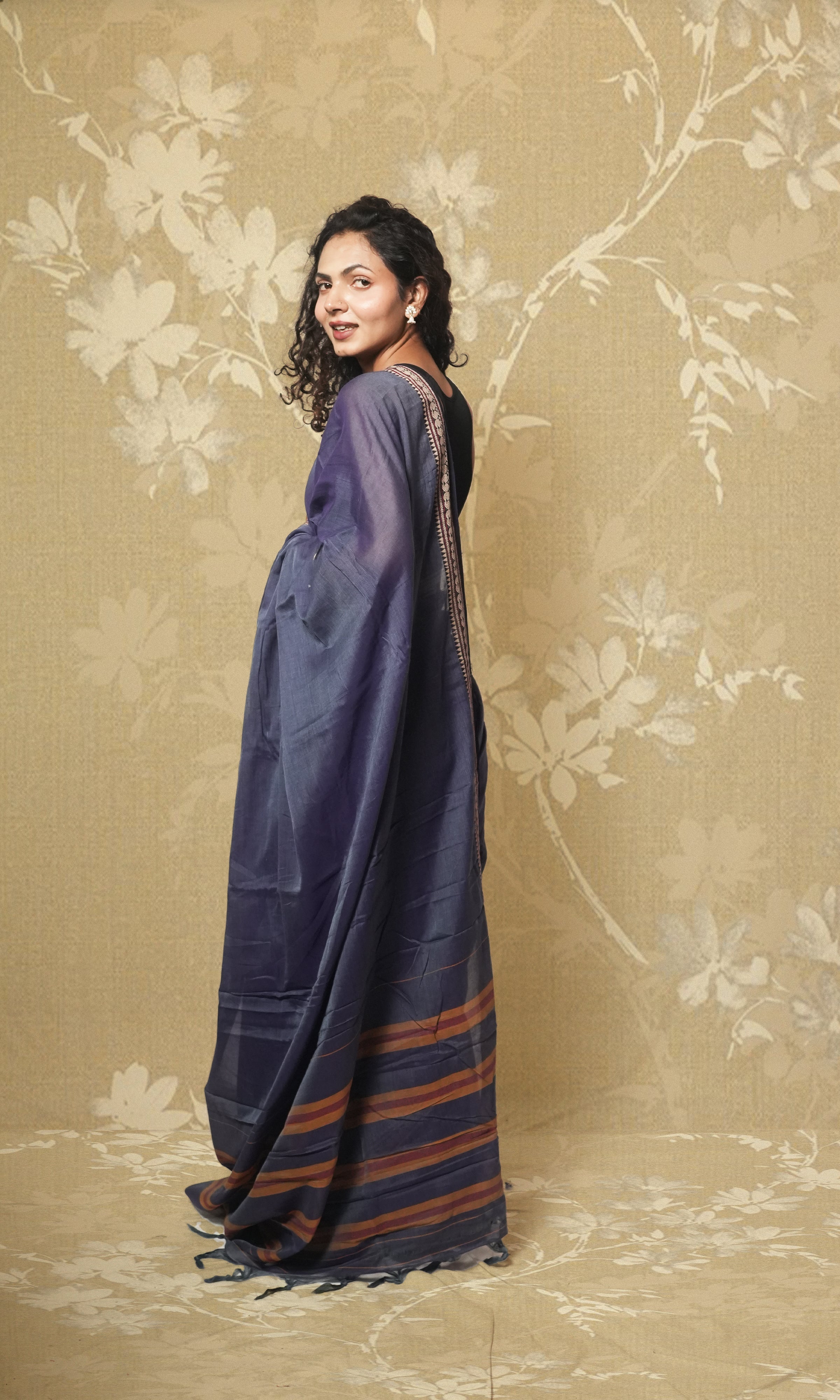 Deep Purple Narayanpet Saree