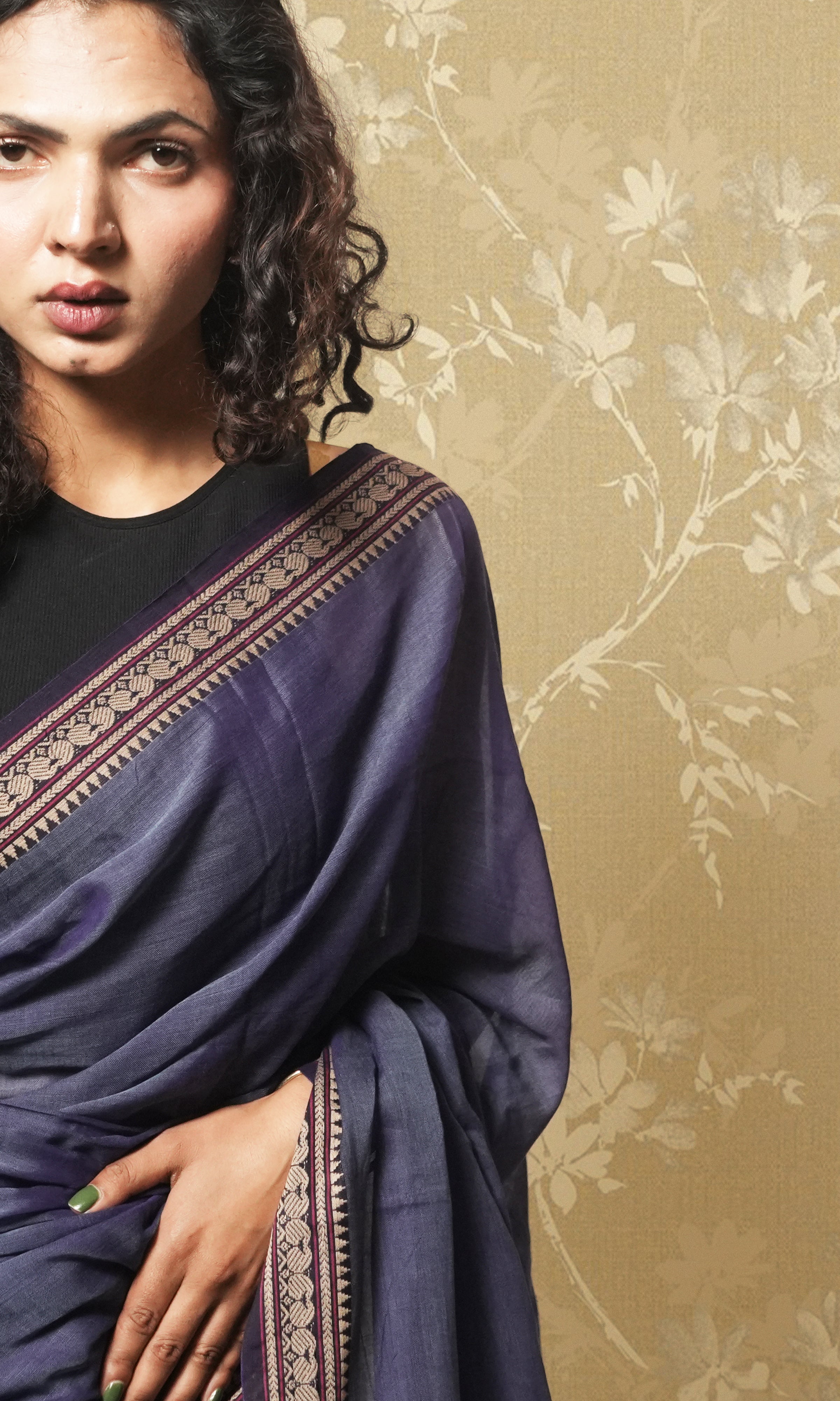 Deep Purple Narayanpet Saree
