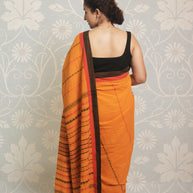 Yellow, Red & Black Begampuri Cotton